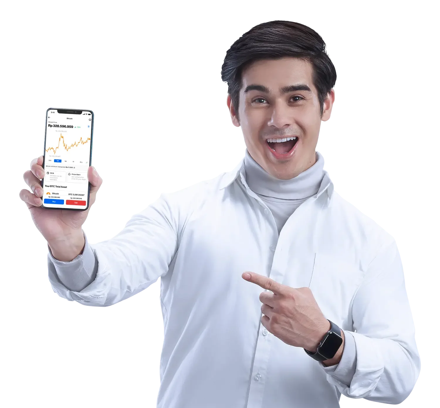 tampilan aplikasi pintu crypto